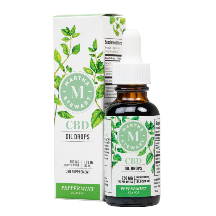 Martha Stewart CBD Wellness - Peppermint Oil Drops - 750mg