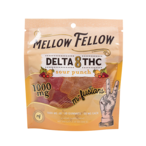 Mellow Fellow Delta-8 THC M-Fusion Gummies 1000mg