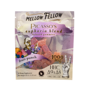 Mellow Fellow Picassos Euphoria Gummies 1000mg