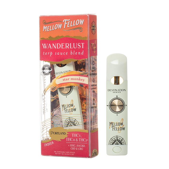 Mellow Fellow Spinners Wanderlust Blend Disposable 1G