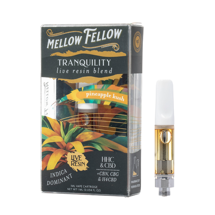 Mellow Fellow Tranquility Live Resin Blend Cartridge 1G