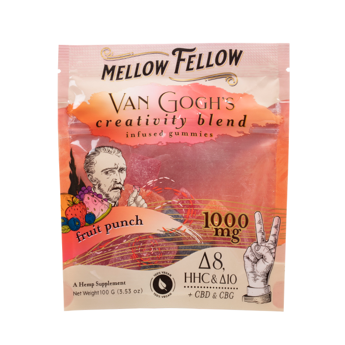 Mellow Fellow Van Goghs Creativity M-Fusion Gummies 1000mg