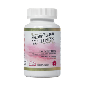 Mellow Fellow Wellness Happy Blend Gummies 2000mg