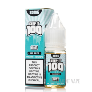 Mint - Keep It 100 Bar Salts - 10mL