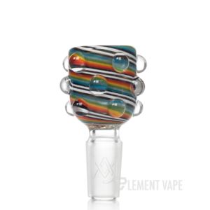 MJ Arsenal Hobnail Rainbow Flower Bowl