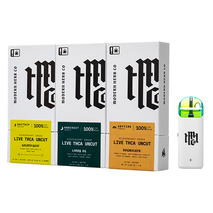 Modern Herb Co. UNCUT THCA Disposable Pod Kit 1G