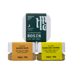 Modern Herb Co. UNCUT THCA Live Rosin Dabs 1G