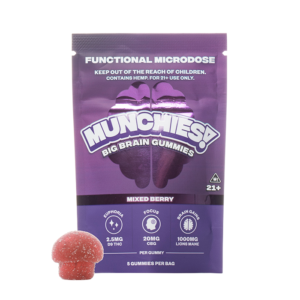 Munchies! Big Brain Functional Microdose D9 Gummies 12.5mg