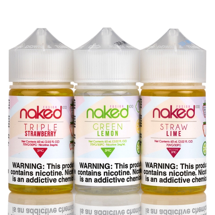 Naked 100 Fusion COMBO Pack - 3 Flavors - 180mL