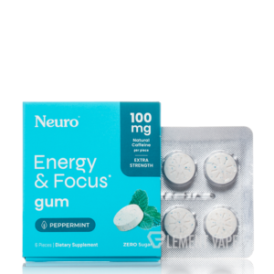Neuro Energy and Focus EXTRA STRENGTH Gum 6ct