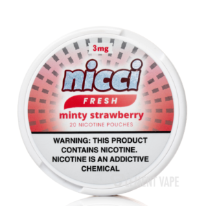 Nicci Nicotine Pouches – Minty Strawberry