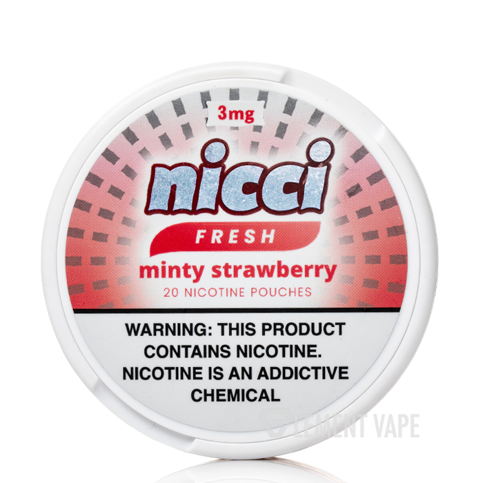 Nicci Nicotine Pouches – Minty Strawberry