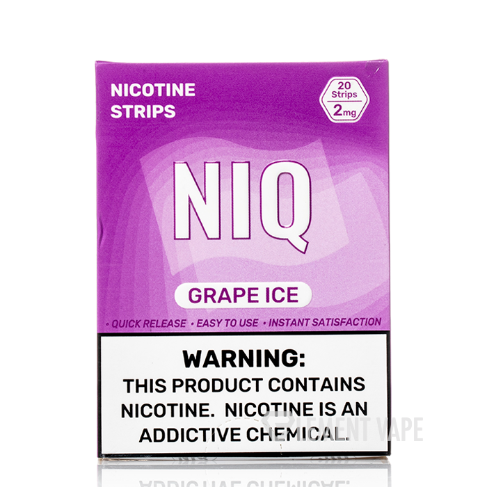 NIQ Nicotine Strips - Grape Ice