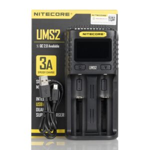 Nitecore UMS2 Intelligent USB Dual-Slot Battery Charger