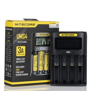 Nitecore UMS4 Intelligent USB Four-Slot Battery Charger