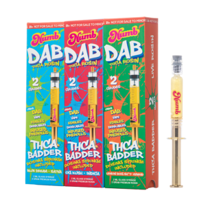 Numb Live Rosin THCA Badder Dab Glass Syringe 2G