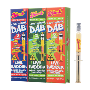 Numb THCP Live Rosin Dab Live Badder Glass Syringe 2G