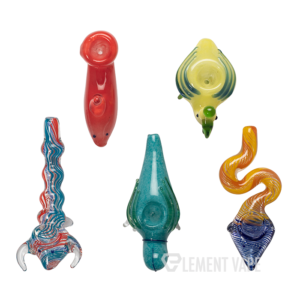 On Point Glass Animal Hand Pipe