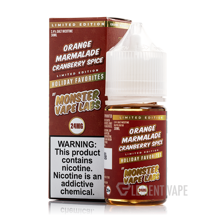 Orange Marmalade Cranberry Spice - Monster Salts - 30mL