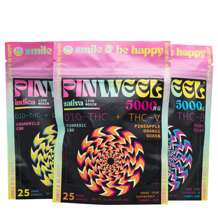 Pacha Pinweel Live Rosin Gummies 5000mg