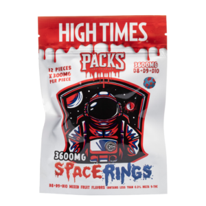 High Times D8 + D9 + D10 Space Rings 3600mg