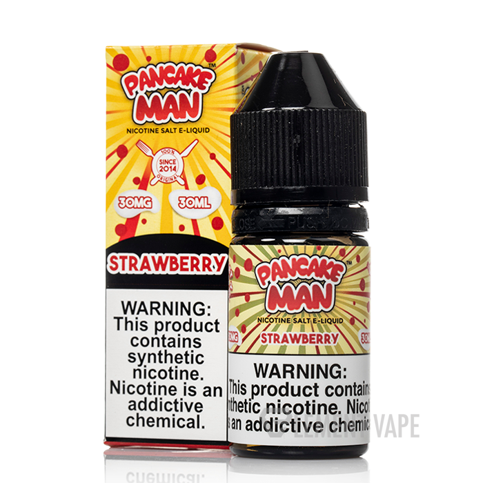 Pancake Man - Strawberry by Breakfast Classics Salts - 30mL