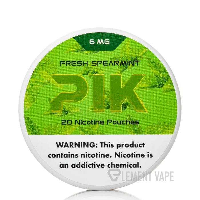 PIK Nicotine Pouches - Fresh Spearmint
