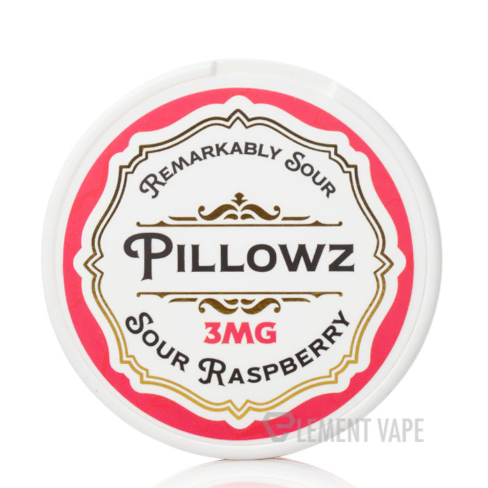 Pillowz Nicotine Pouches - SOUR RASPBERRY