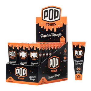 POP CONES 1-1/4" Unbleached Cones 144ct