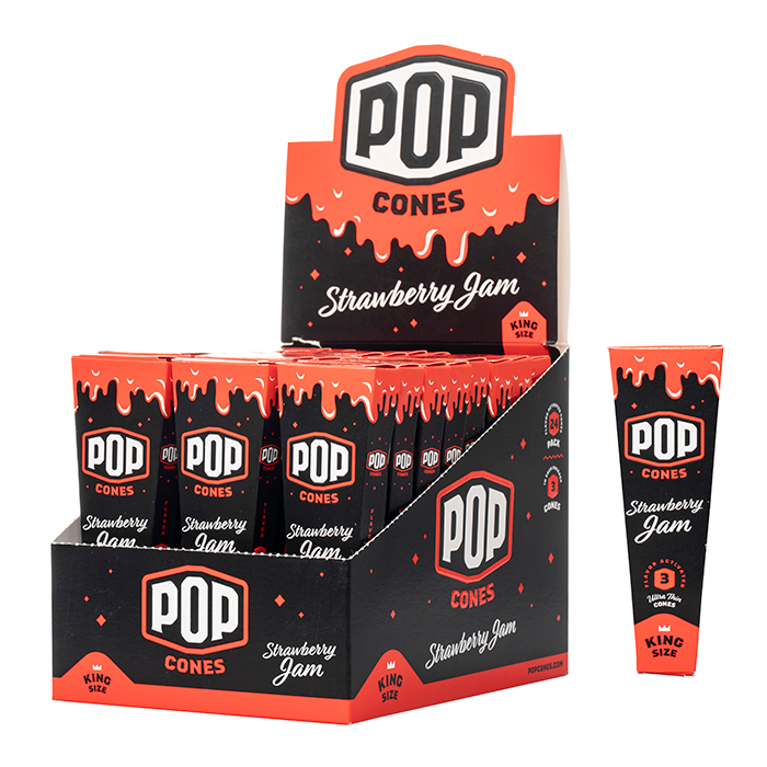 POP CONES King Size Unbleached Cones 72ct