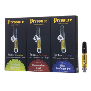 Pressure LA ACES THCA Liquid Diamonds Cartridge 1G