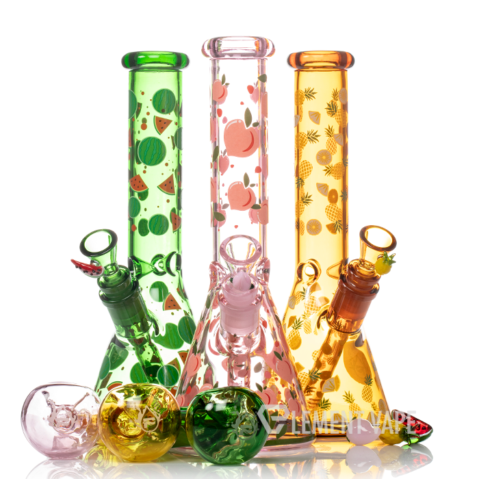 Pulsar 10" Fruit Series Herb Pipe Duo Set