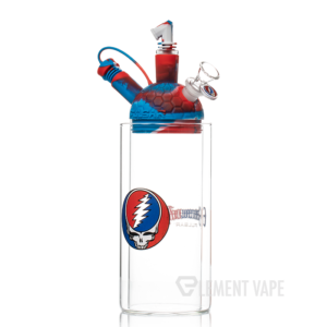 Pulsar x Grateful Dead 11" Silicone and Glass Gravity Water Pipe