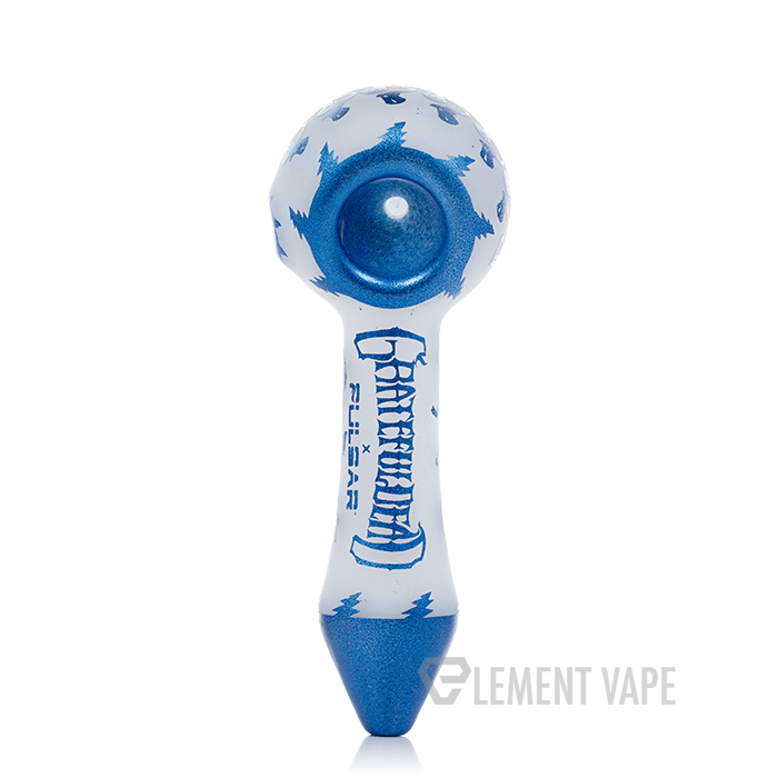 Pulsar x Grateful Dead 4.75" Blue Sky Dancing Skellies Spoon Pipe
