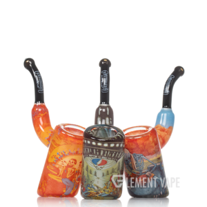 Pulsar x Grateful Dead 4" Inside Print Sherlock Hand Pipe