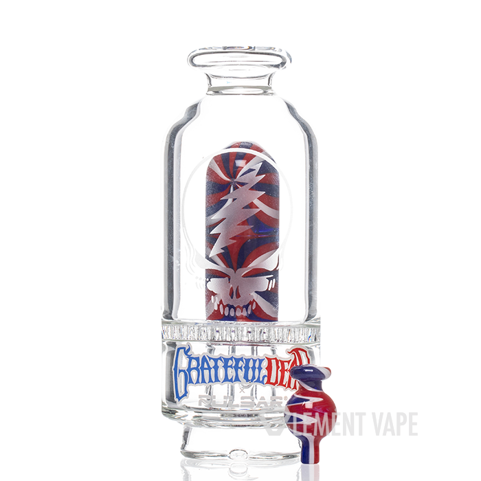 PULSAR x Grateful Dead Sandblast Stealie Puffco Peak Attachment