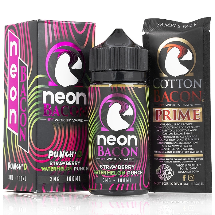 Punch'd - Neon Bacon - Wick 'N' Vape - 100mL