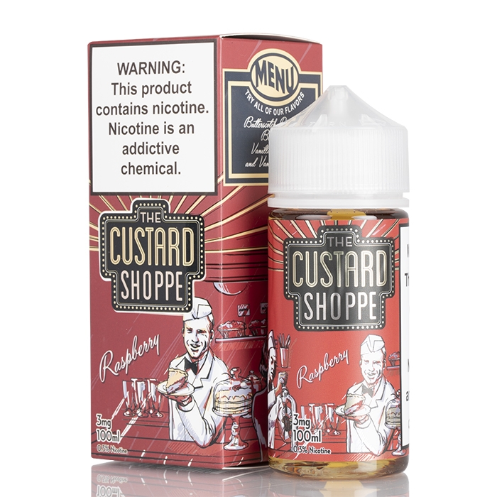Raspberry - The Custard Shoppe - 100mL