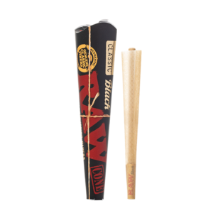 RAW Classic Black King Size Pre Rolled Cones