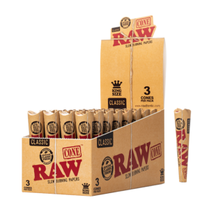 RAW Classic King Size Pre Rolled Cones