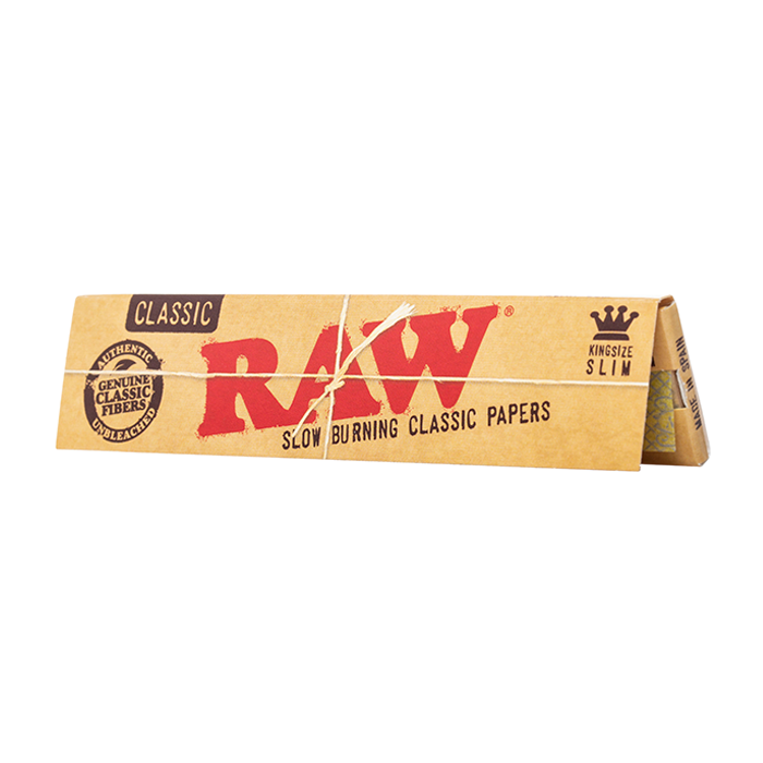 RAW Classic King Size Slim Rolling Papers - 1600ct Box