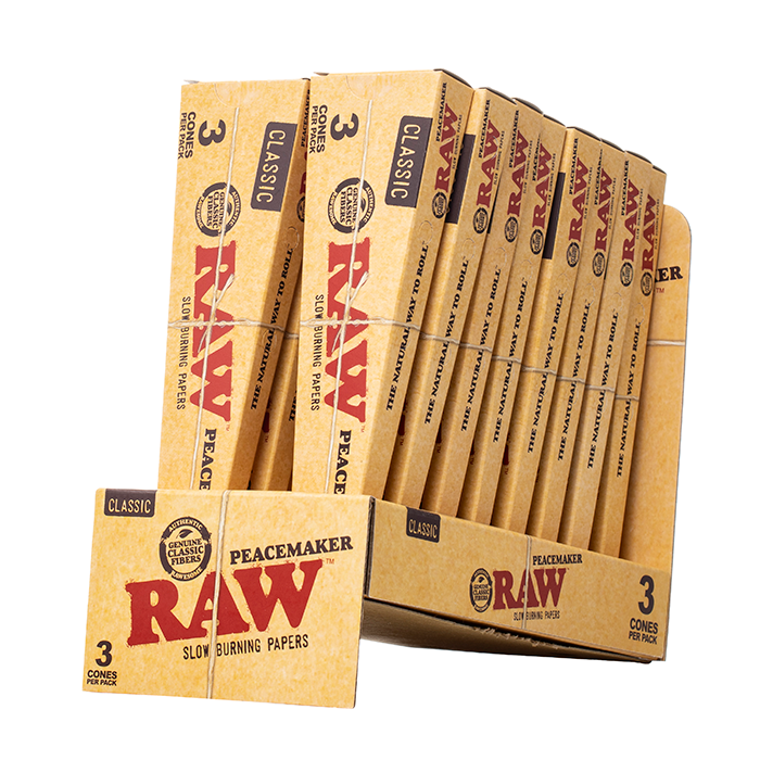 RAW Classic Peacemaker Cones - 48ct Box