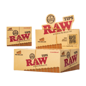 RAW Natural Unrefined Pre-Rolled Tips - 420ct Box