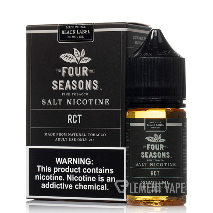 Roasted Coffee Tobacco (RCT) - Four Seasons Salts - 30mL