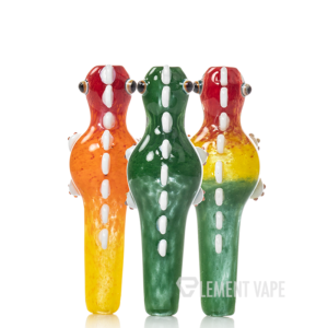 Red Eye Glass 4.5" Dinosaur Jr. Hand Pipe