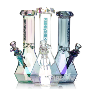 Red Eye Glass 12" Terminator Orion Beaker Base Bong