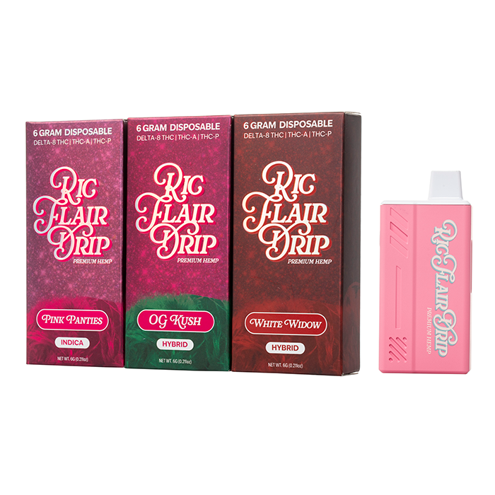 Ric Flair Drip Delta 8 + THCA + THCP Disposable 6G
