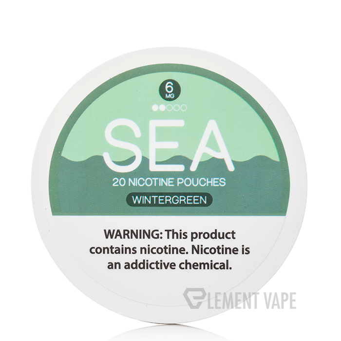SEA Semi-Dry Nicotine Pouches - Wintergreen