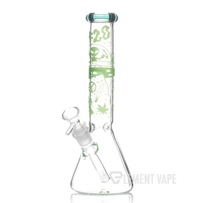 SeshGear 10" 420 UFO Visitor Beaker Bong
