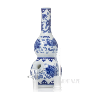 SeshGear 7.75" Chinese Vase Ceramic Water Pipe